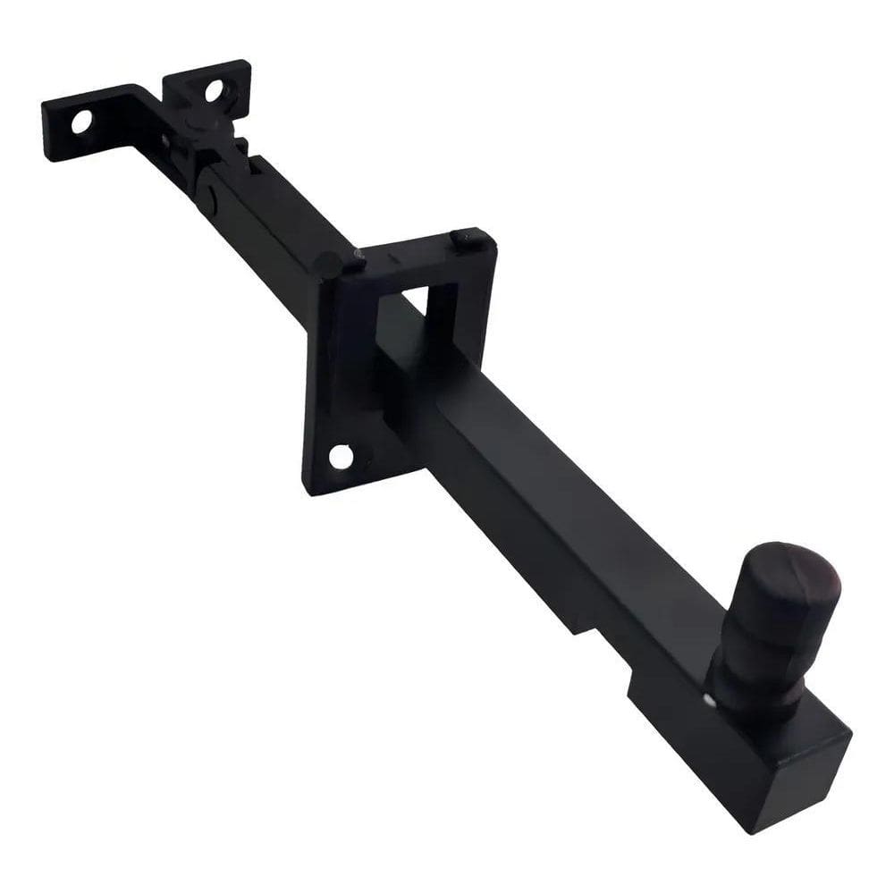 2X Trava Limitadora Janela Basculante Reforçada Preta 20Cm