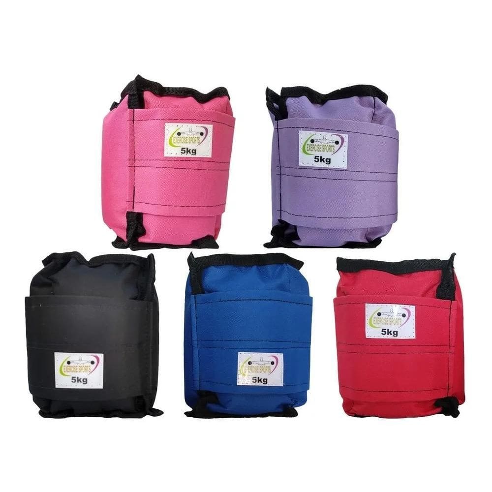 Tornozeleira / Caneleira De Peso 5 Kg Reforçada Par