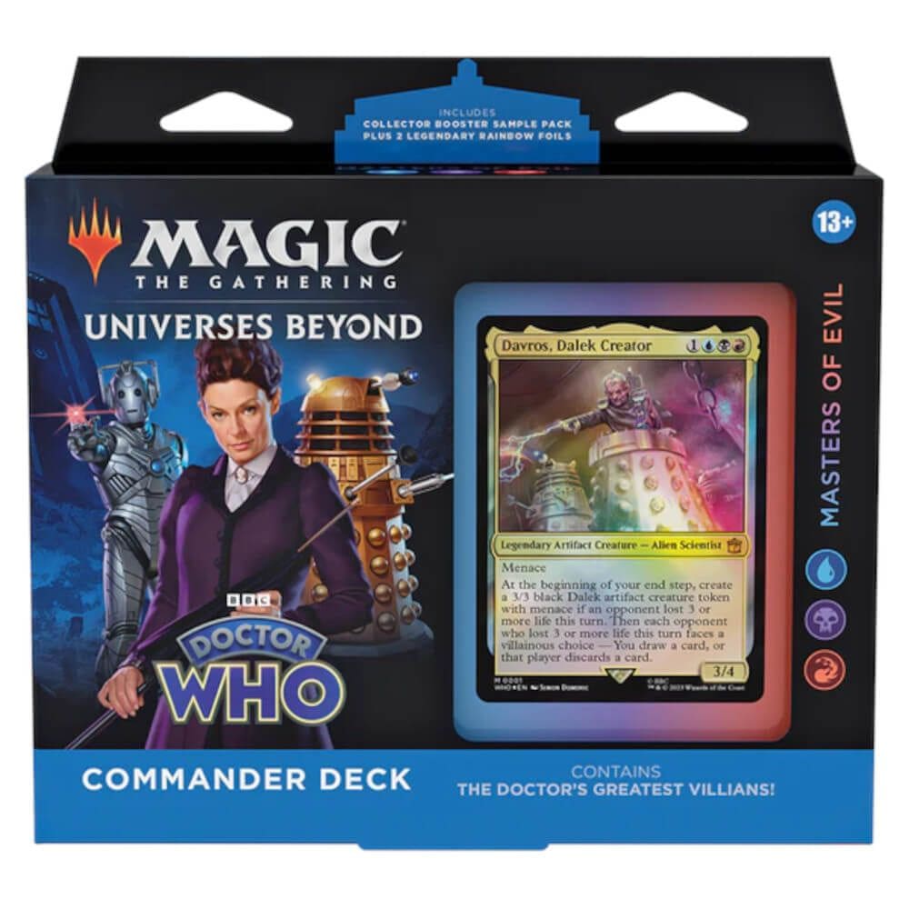 Commander Deck Magic The Gathering Doctor Who Masters of Evil