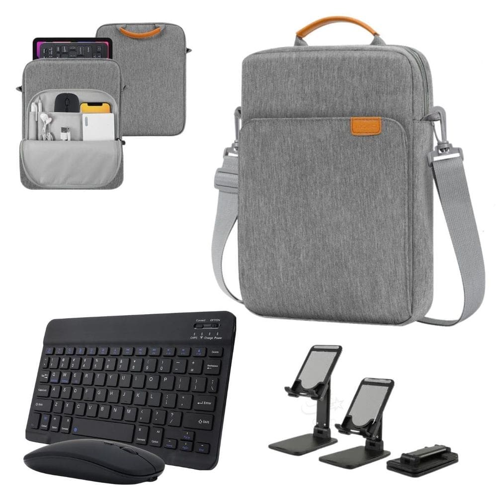 Capa Bag + Suporte + Teclado Para Tablet Samsung S9 Fe+ X616