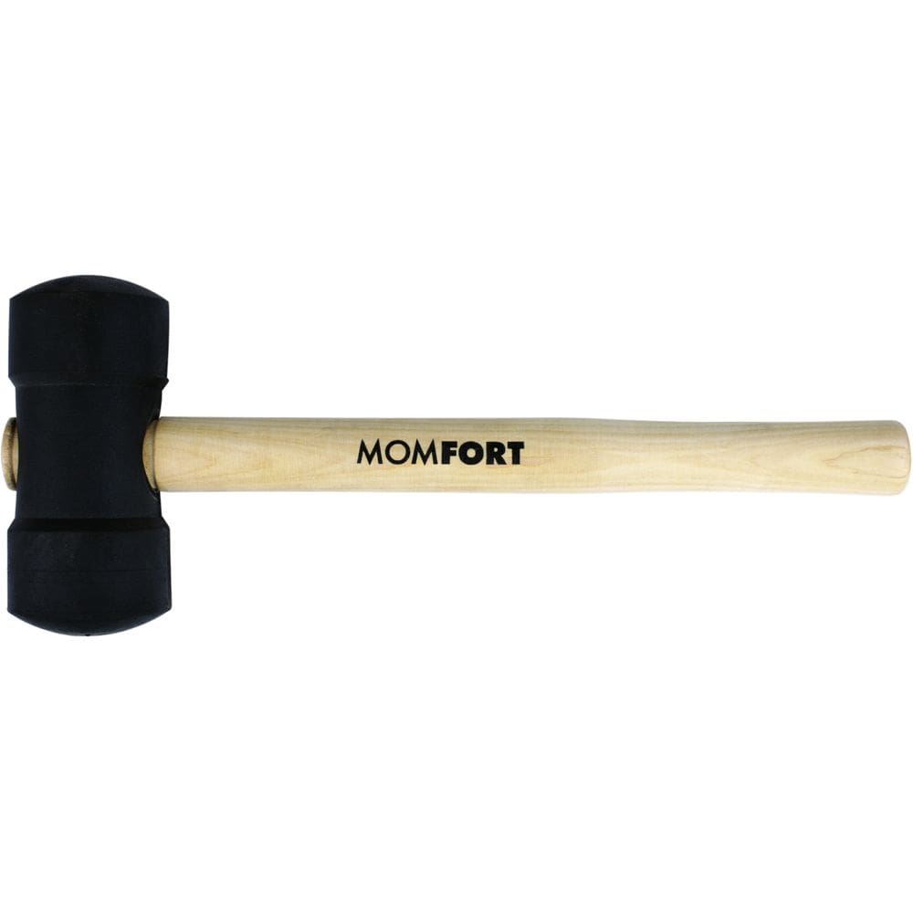 Martelo De Borracha 40 Mm Preto Momfort