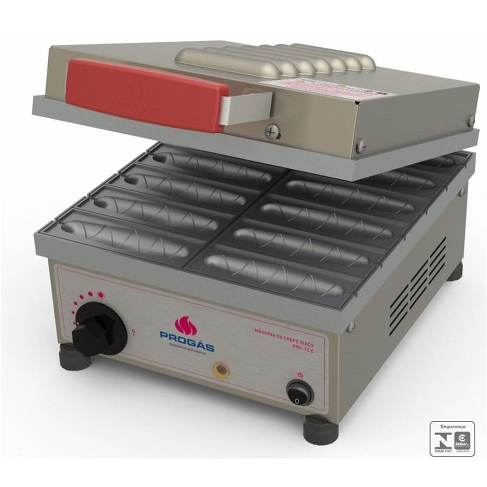 Prensa De Crepes Suíço 12 Cavidades Prk12E Progás 220V