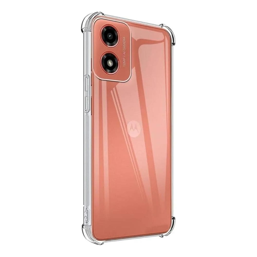 2X Capinha Case Transparente Para Moto G Moto E Vários Model