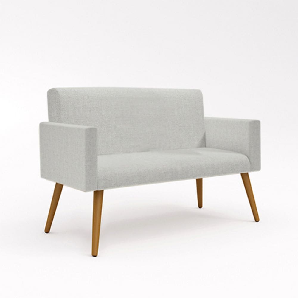 Namoradeira 2 Lugares Pés Palito Nina Linho