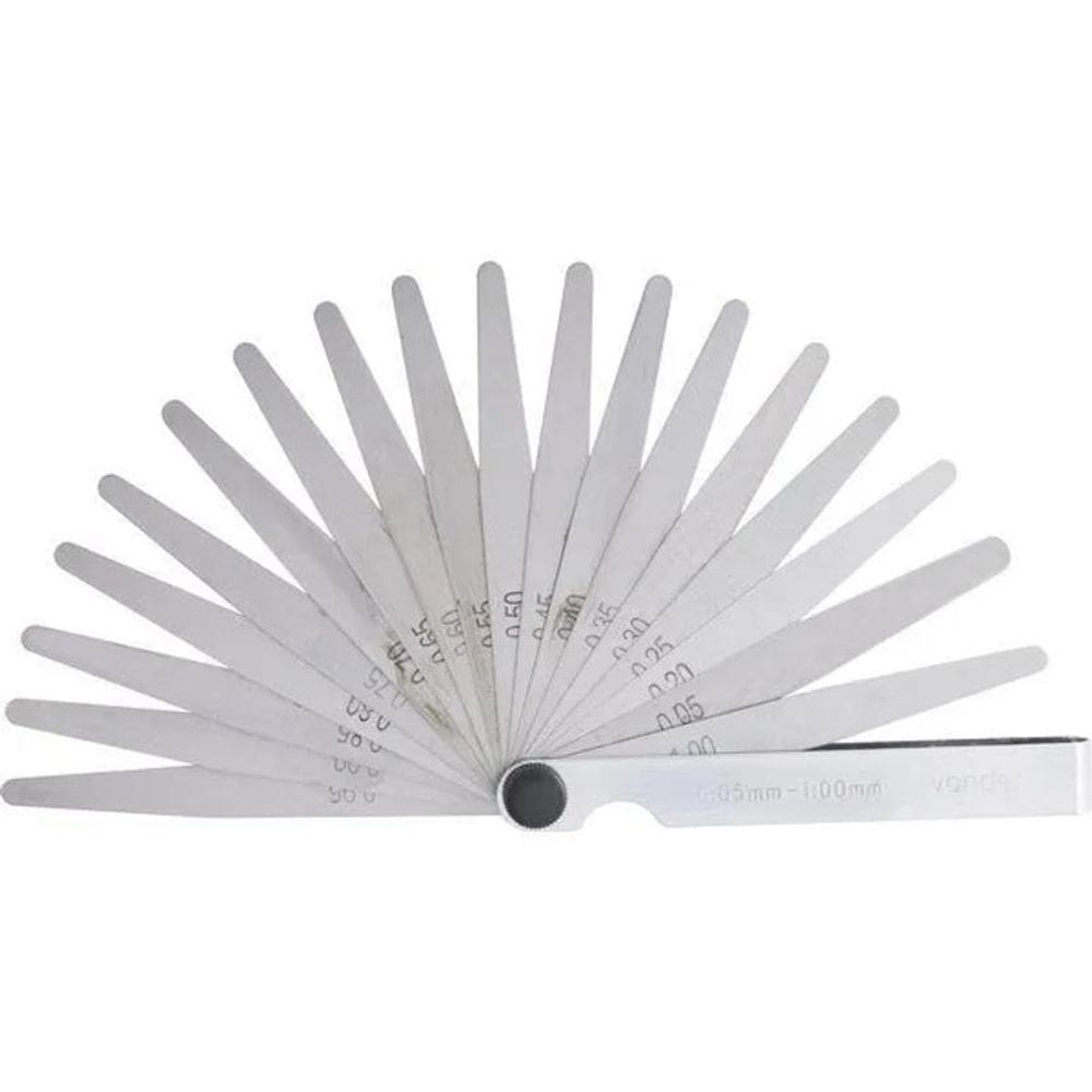 Cálibre De Folga Com 20 Lâminas 0,05 A 1 Mm Cf020 Vonder