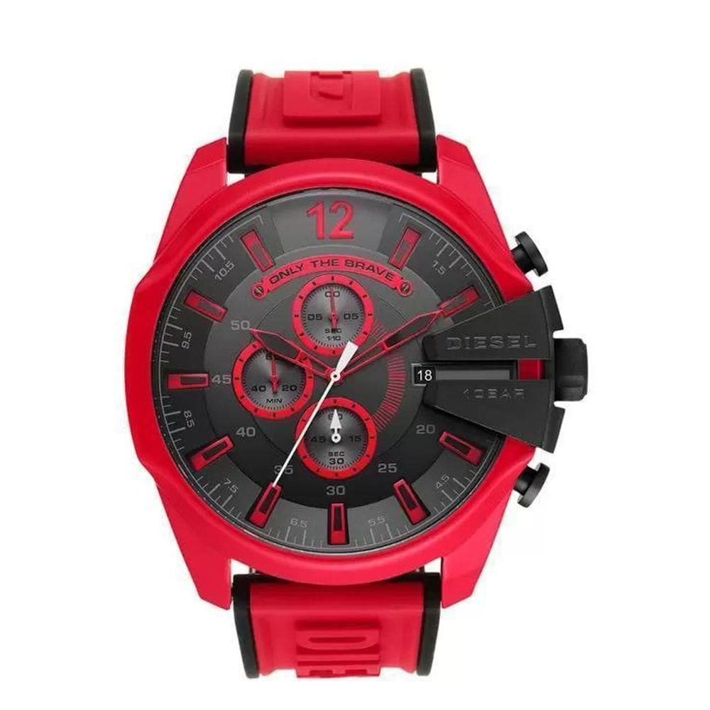 Relógio Disel Dz4526 Limited Red Completo