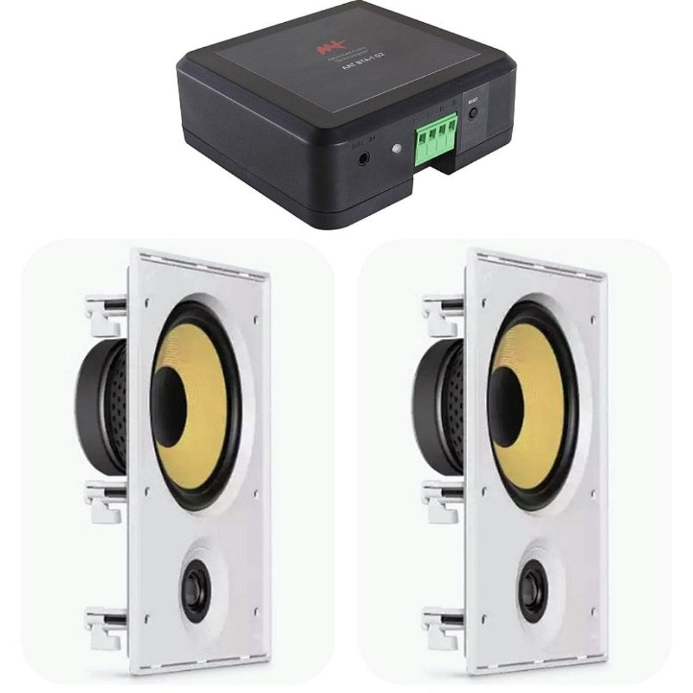 Amplificador AAT BTA-1 G2 + 2 Caixas JBL CI PLUS 6R