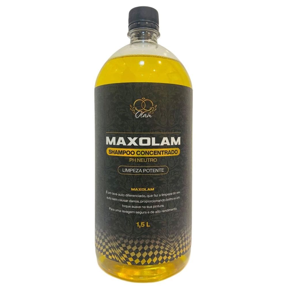 MAXOLAM Shampoo Automotivo Concentrado pH Neutro 1,5L OLAM