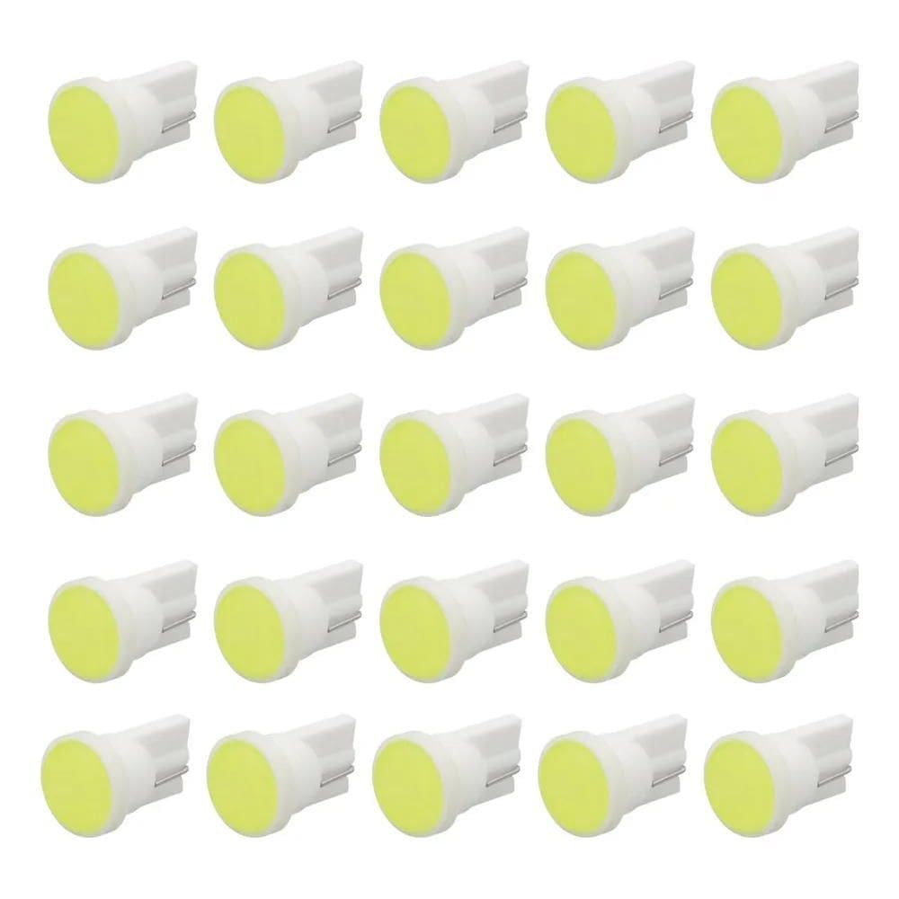 2X Kit 20 Lampada T10 Cob Led Branca Pingo Luz
