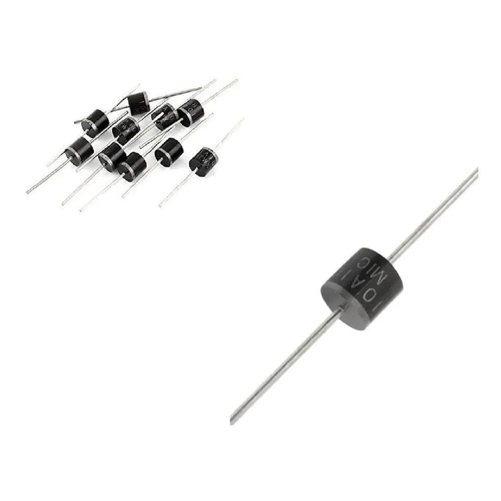 2X 10 Peças Do Diodo Retificador 10A10 1000V 10A