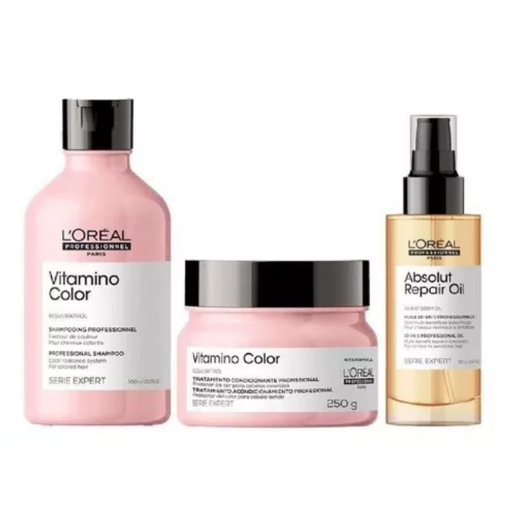 Kit L`oréal Serie Expert Vitamino Color Trio (3 Produtos)