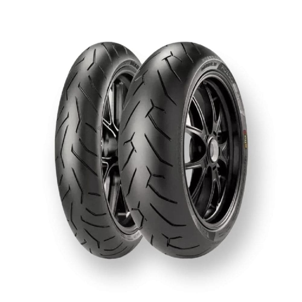 Par Pneu Cbr 600f 180/55-17+120/70-17 Diablo Rosso 2 Pirelli