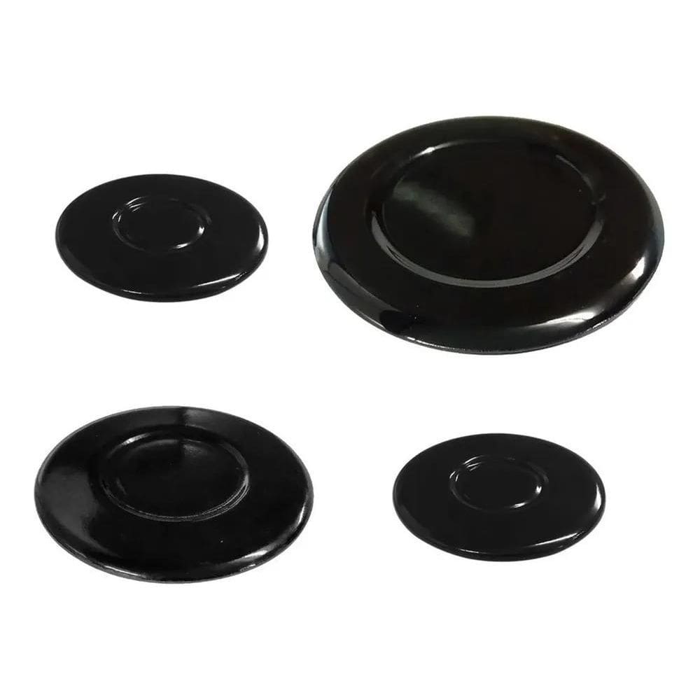 2X Kit 4 Espalhadores Tampas Do Fogão Esmaltec Topázio 4 Boc