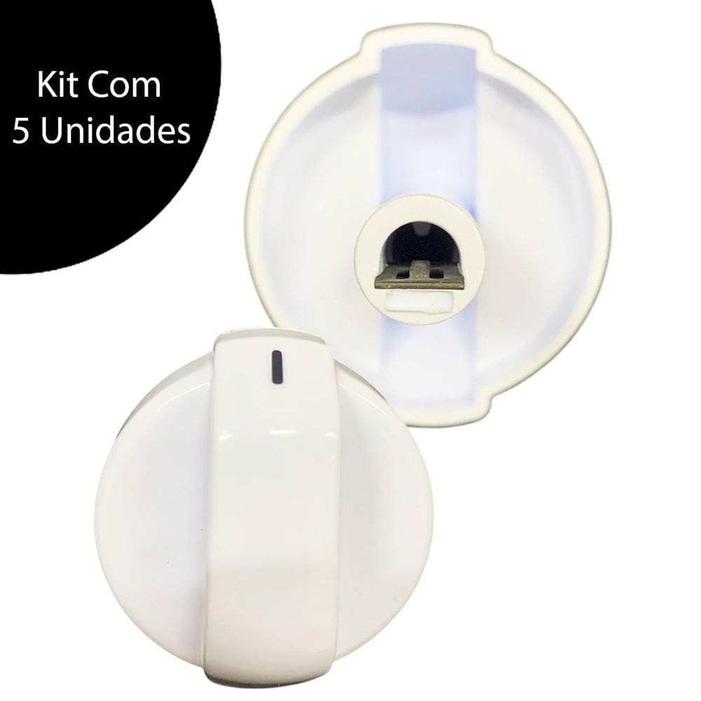 Kit 5 Botão Para Fogão Dako Ge Linha Alto Cano Longo