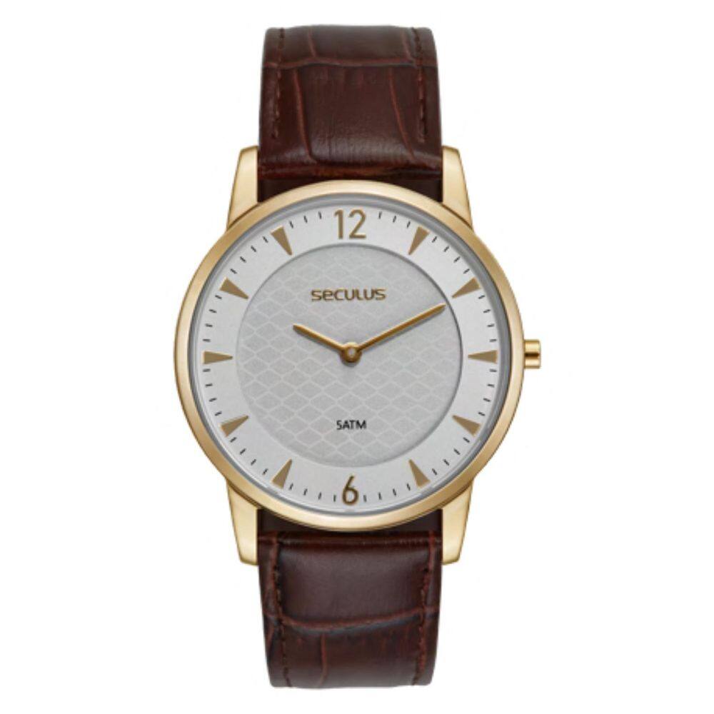 Relógio Seculus Slim 23743Gpsvdc2 Dourado