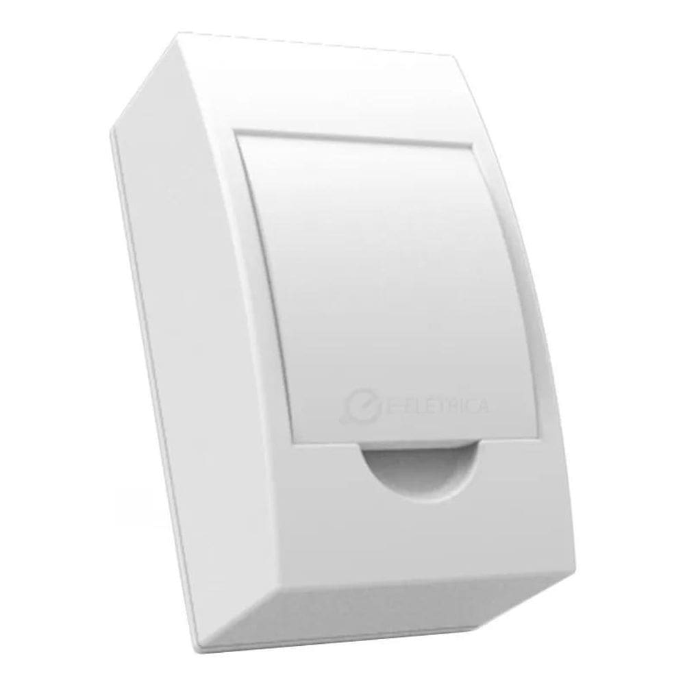 2X Quadro Distribuição 4 Disjuntores Din Sobrepor Enerbras