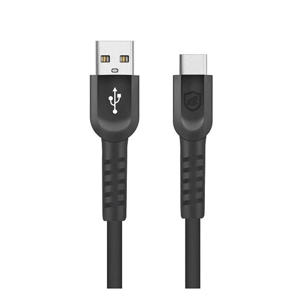 Cabo De Dados Usb A Tipo C Preto Rápido Carregamento 1M 4.8A