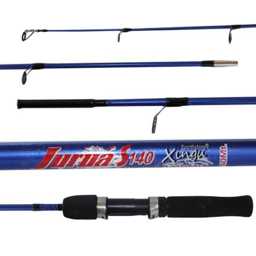 Vara Pesca Molinete Jurua 1,40Mt Para Peixes Ate 4Kg Piapara A