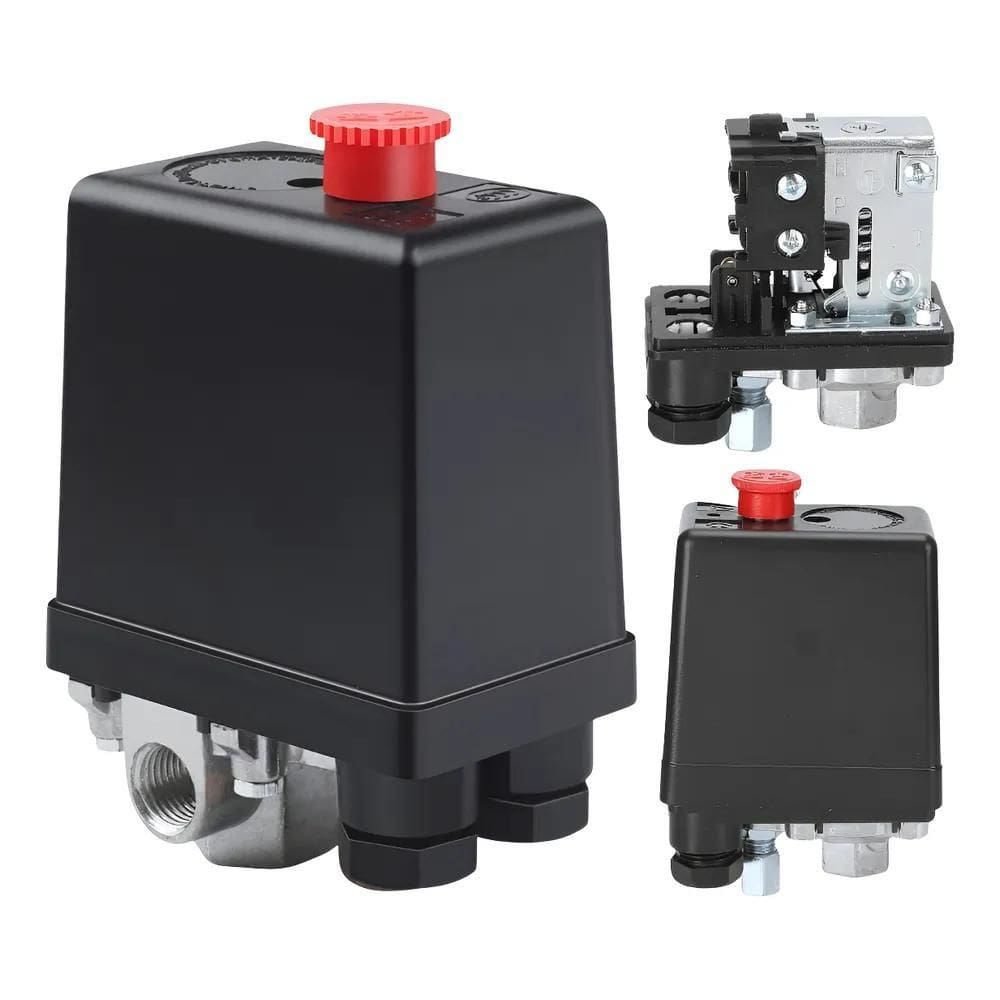 2X Pressostato Bipolar Automático Lefoo Lf10-L Baixa Média E