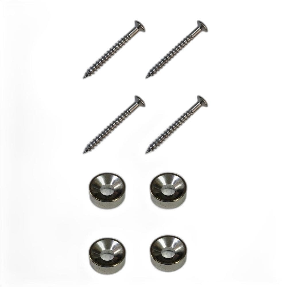 Kit 4 Buchas + 4 Parafusos Para Junção De Braço Guitarra