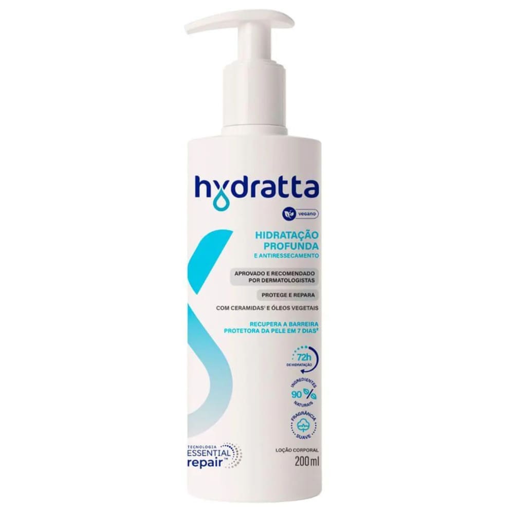 Loção Corporal Hydratta Hidratação Profunda e Antirressecamento 200ml