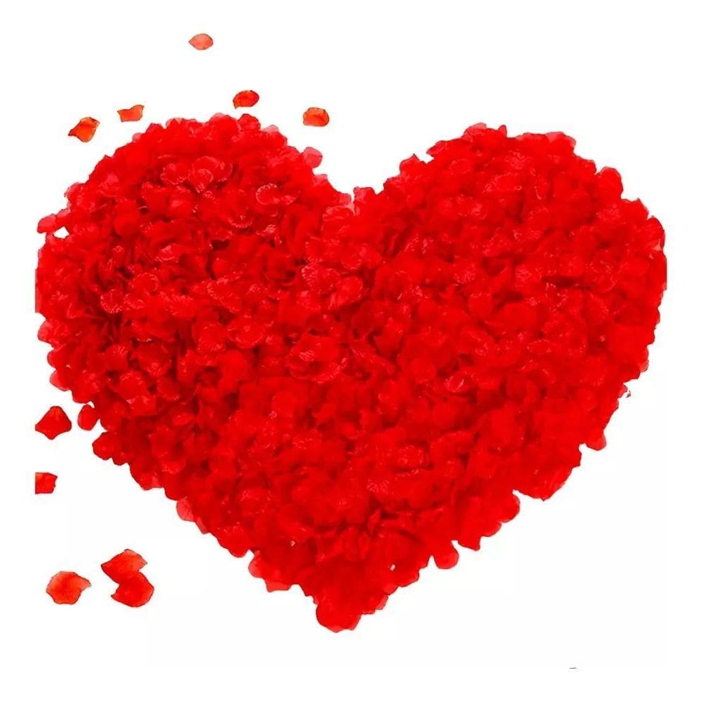 2X 2000 Pétalas Rosas Artificiais Vermelhas Casamento Namora