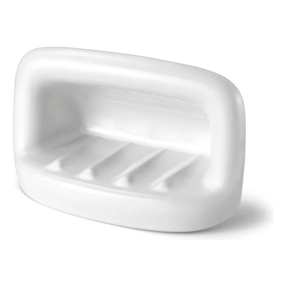 2X Meia Saboneteira De Embutir Louça Ia4 - Icasa Cor Branco