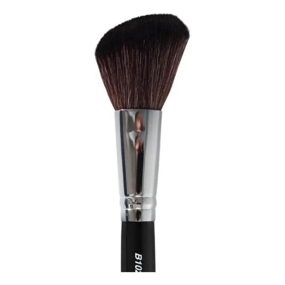 Pincel De Maquiagem Para Blush B102 Macrilan Preto