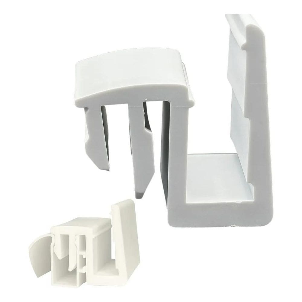 2X Suporte Guia Deslizante Para Trilho De Porta Box De Vidro