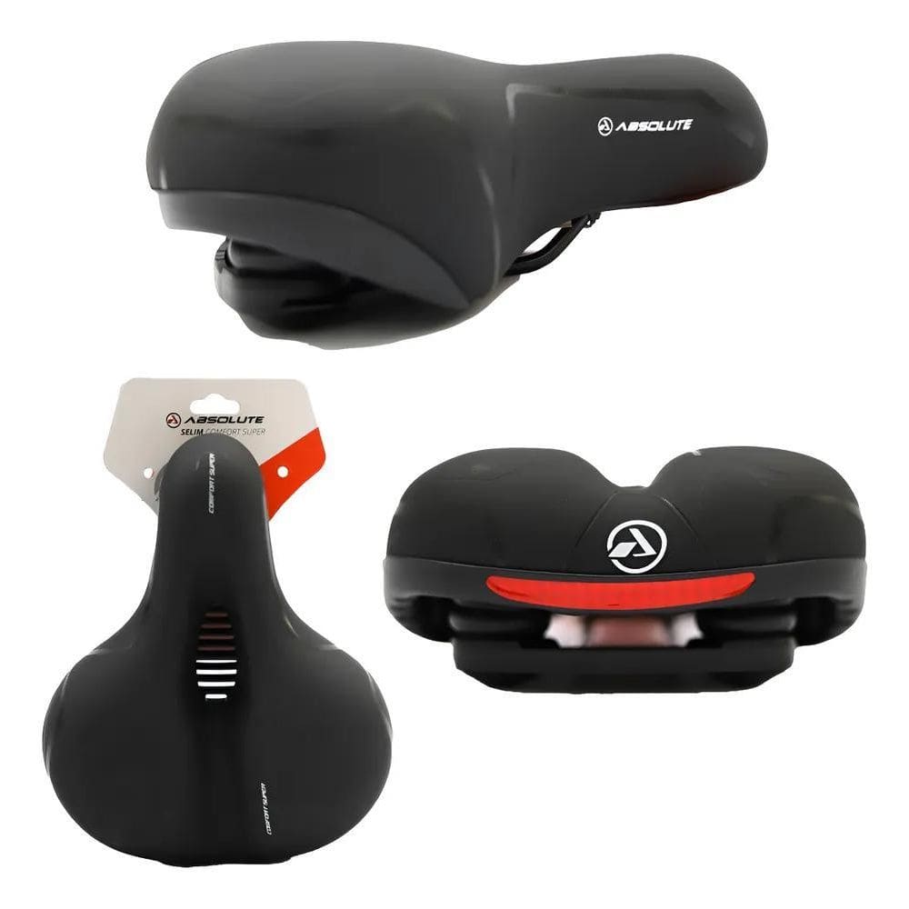 2X Banco Bike Selim Bicicleta Absolute Super Comfort Vazado