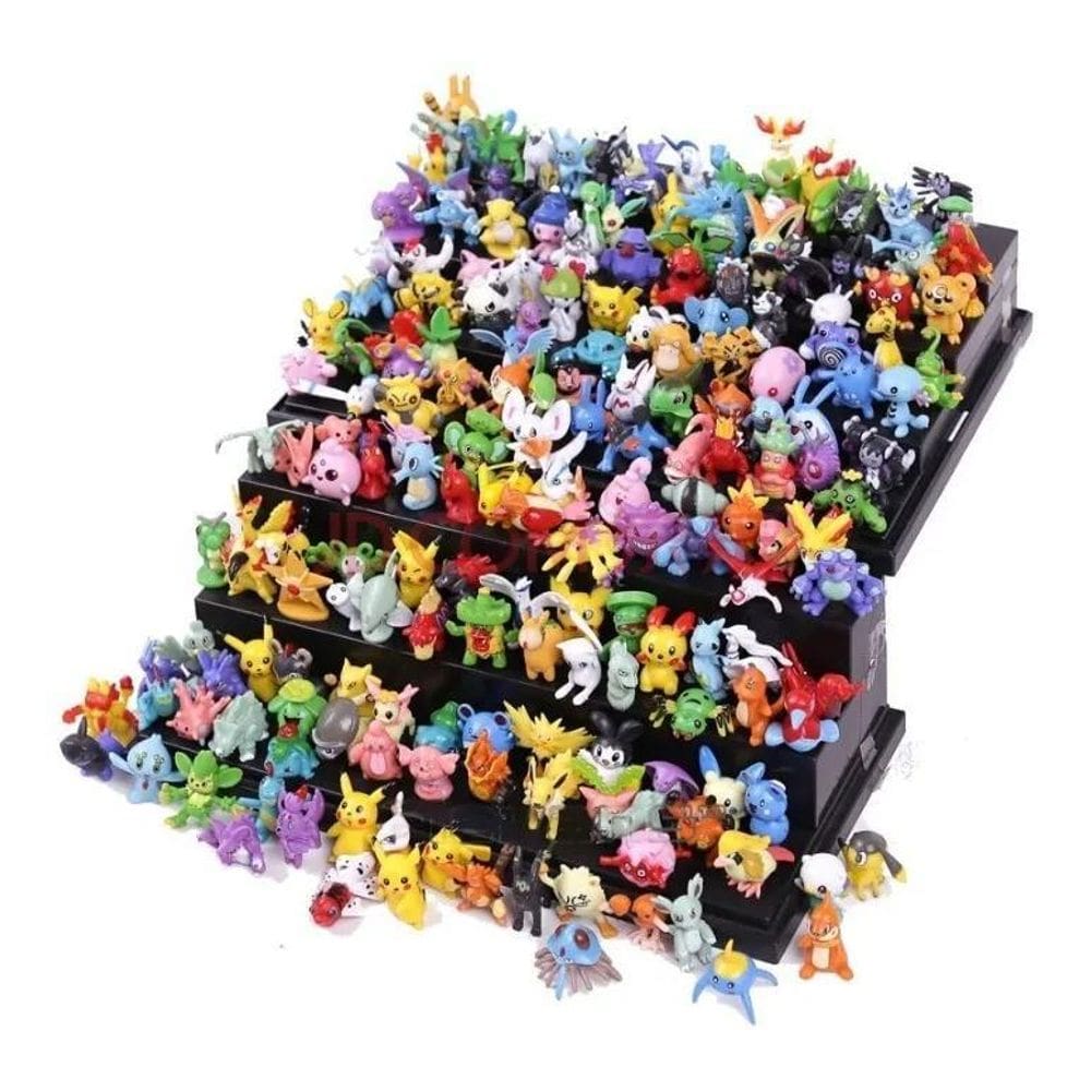 2X Pokemon 24 Miniaturas Sem Repetições