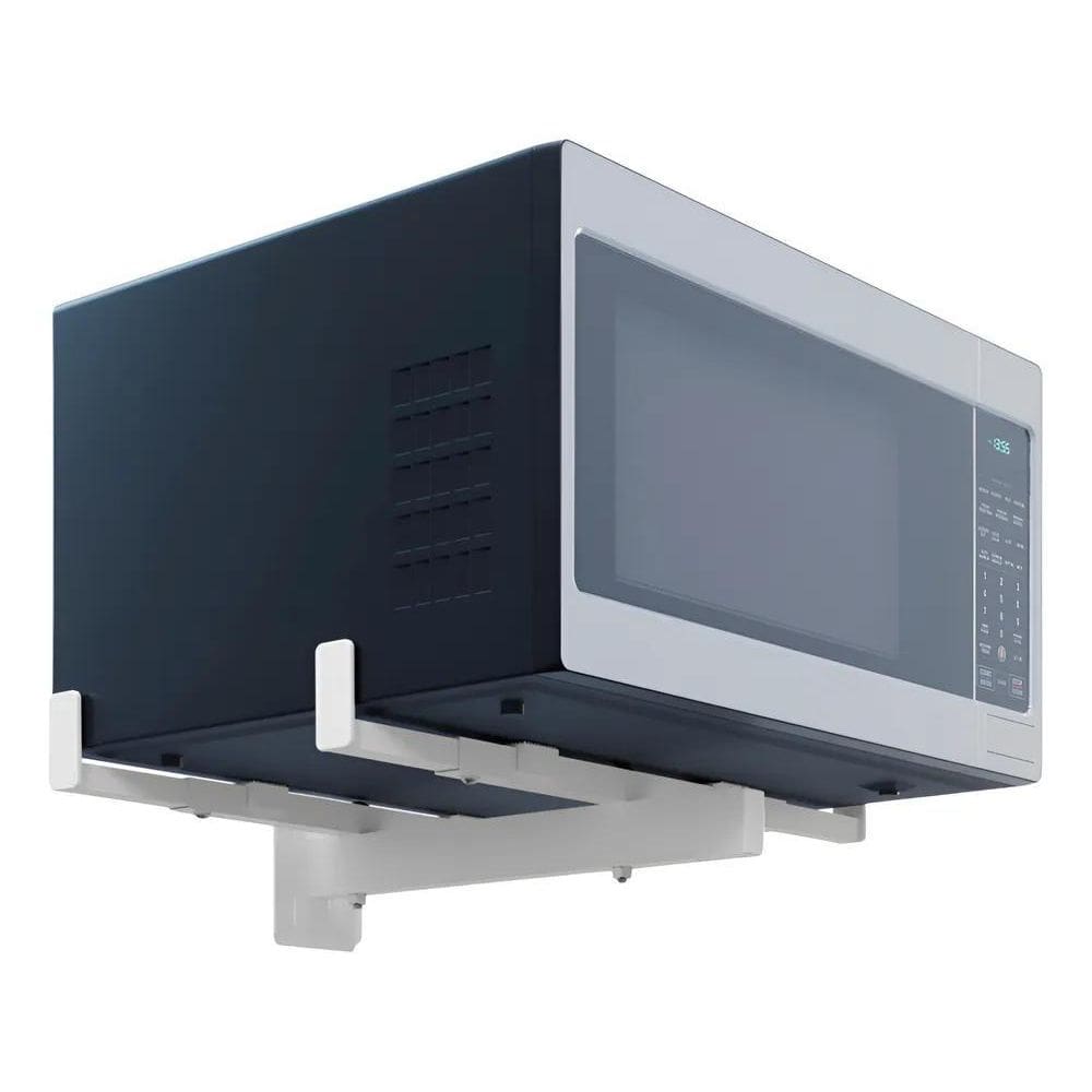 2X Suporte Forno Eletrico Microondas Parede Aço Carbono Ajus