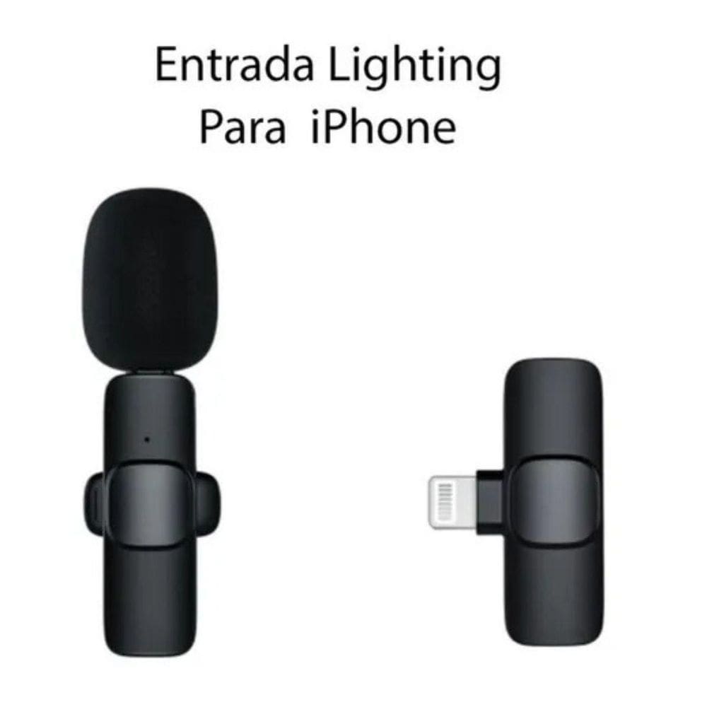 Microfone Lightning Leve E Portátil Para Criadores Digitais