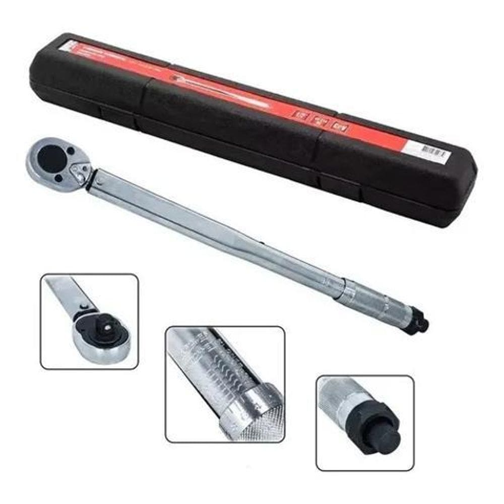 2X Torquimetro De Estalo 1/2 Pol 2.8 A 21Kg Crv Reversível M