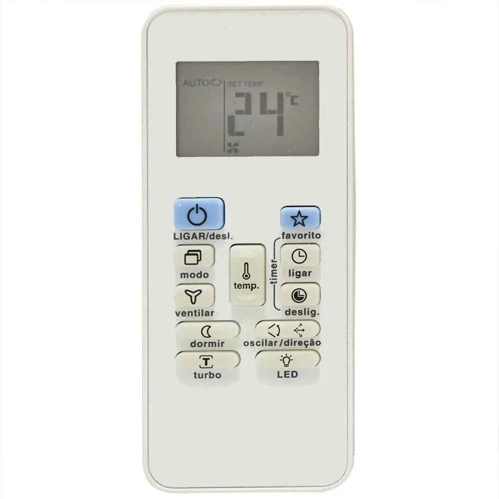 2X Controle Para Ar Condicionado Carrier Springer Rg52Bge