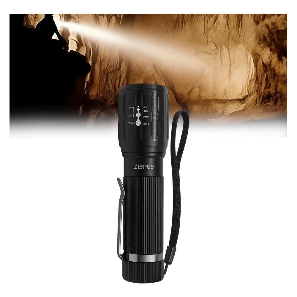 2X Lanterna De Mão Led Potente 2000X Pequena Alumínio Tatic