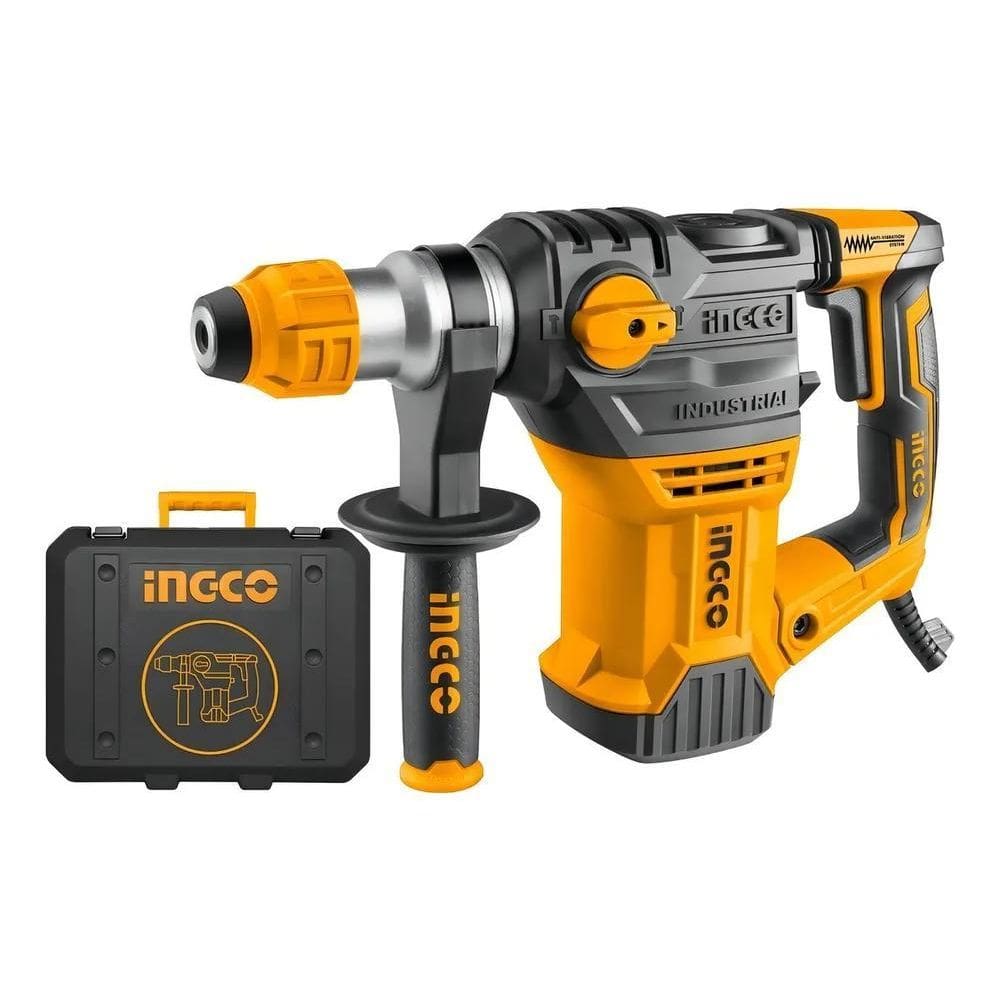 Martelete Eletropneumático Ingco Industrial Rh150028 Amarelo