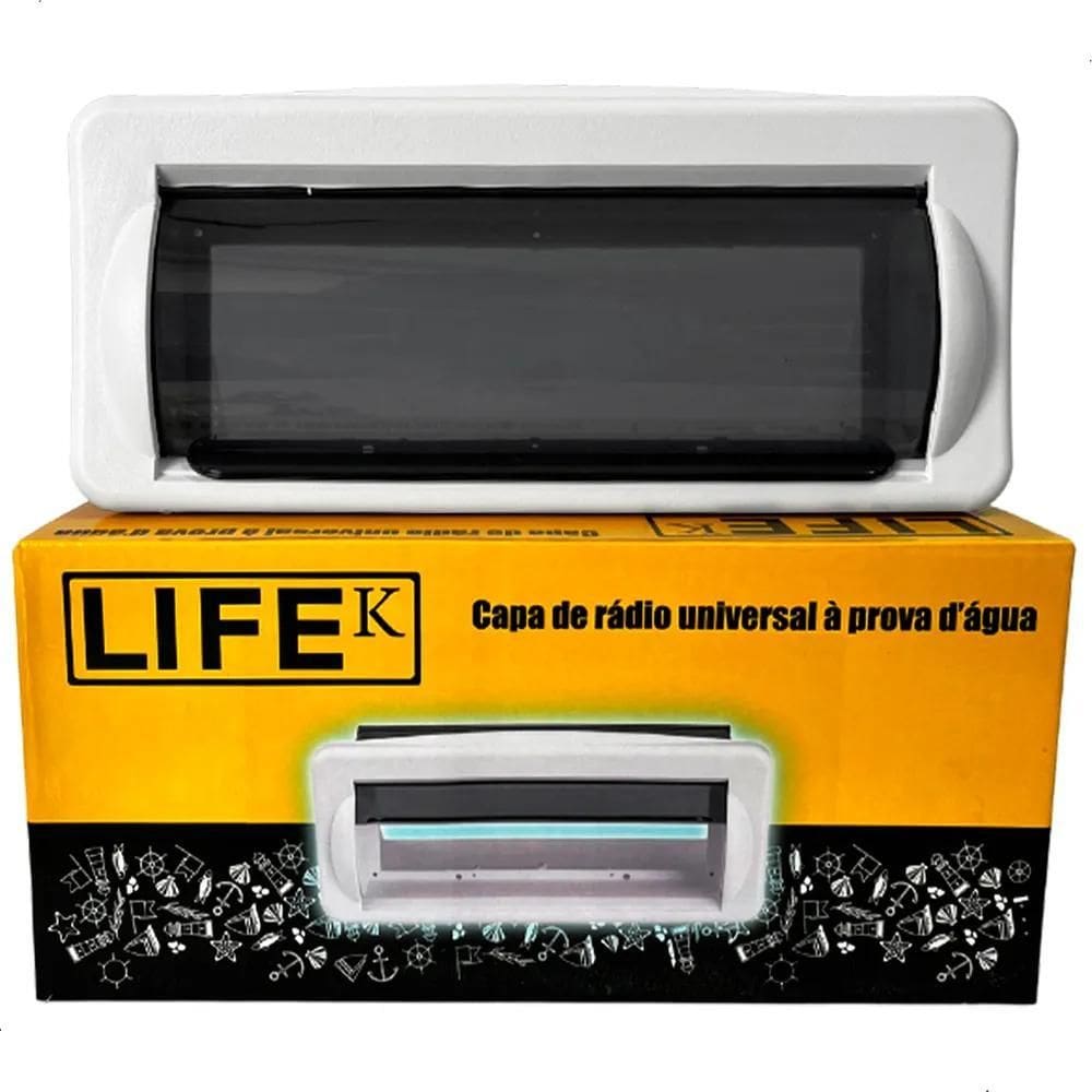 2X Lifek Protetor Capa Cd Rádio Som Lanchas Barco Veleiro De