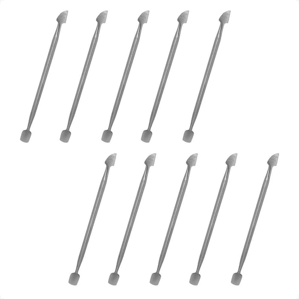 Espatula De Unha Profissional Inox Para Manicure 10Un