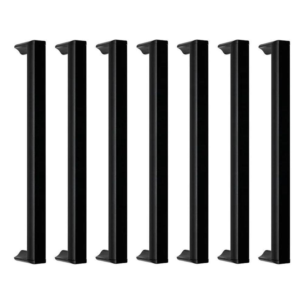 Kit 7 Pç Puxador De Guarda Roupa 160Mm Alça Porta De Armario