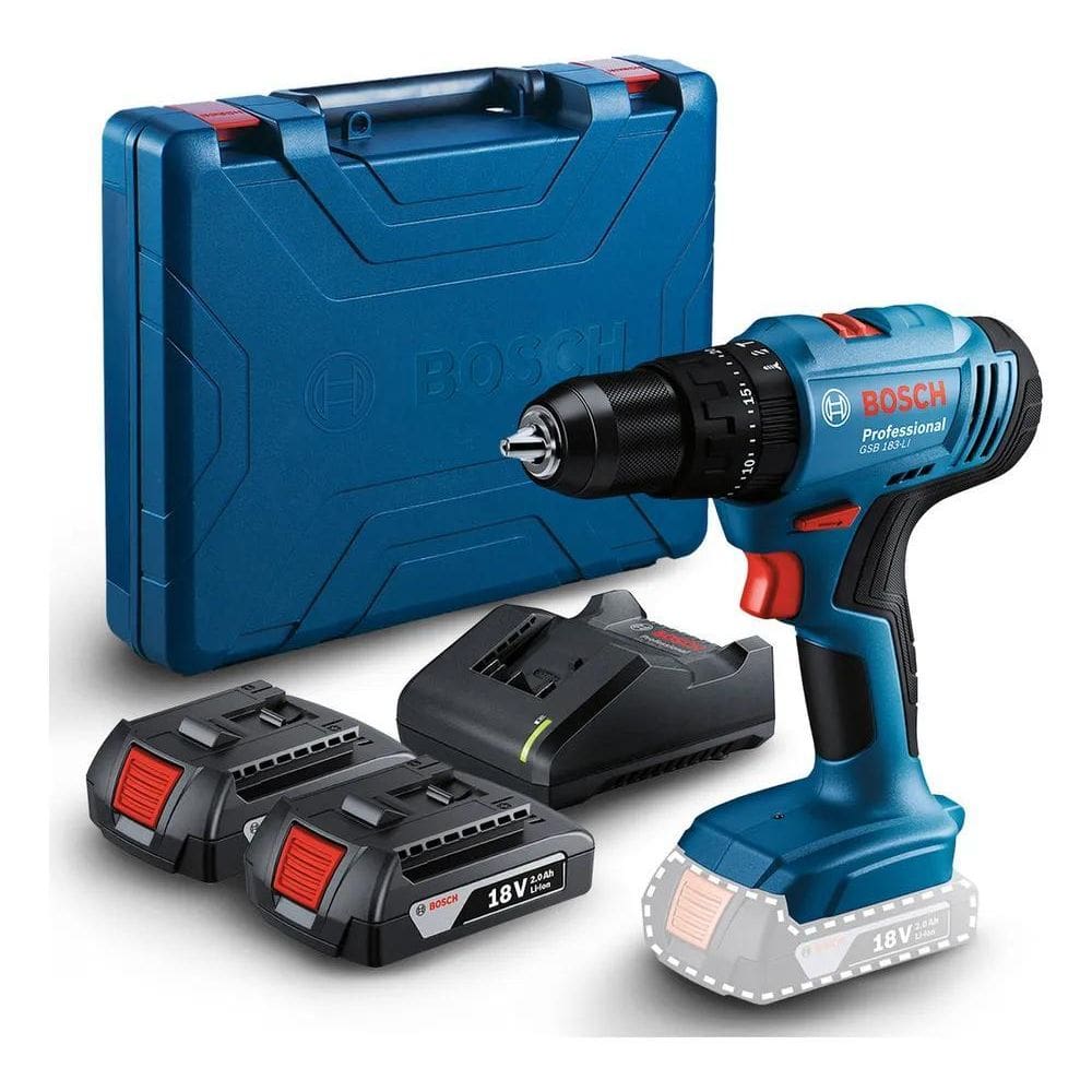 Parafusadeira/ Furadeira De Impacto A Bateria Bosch Gsb 183