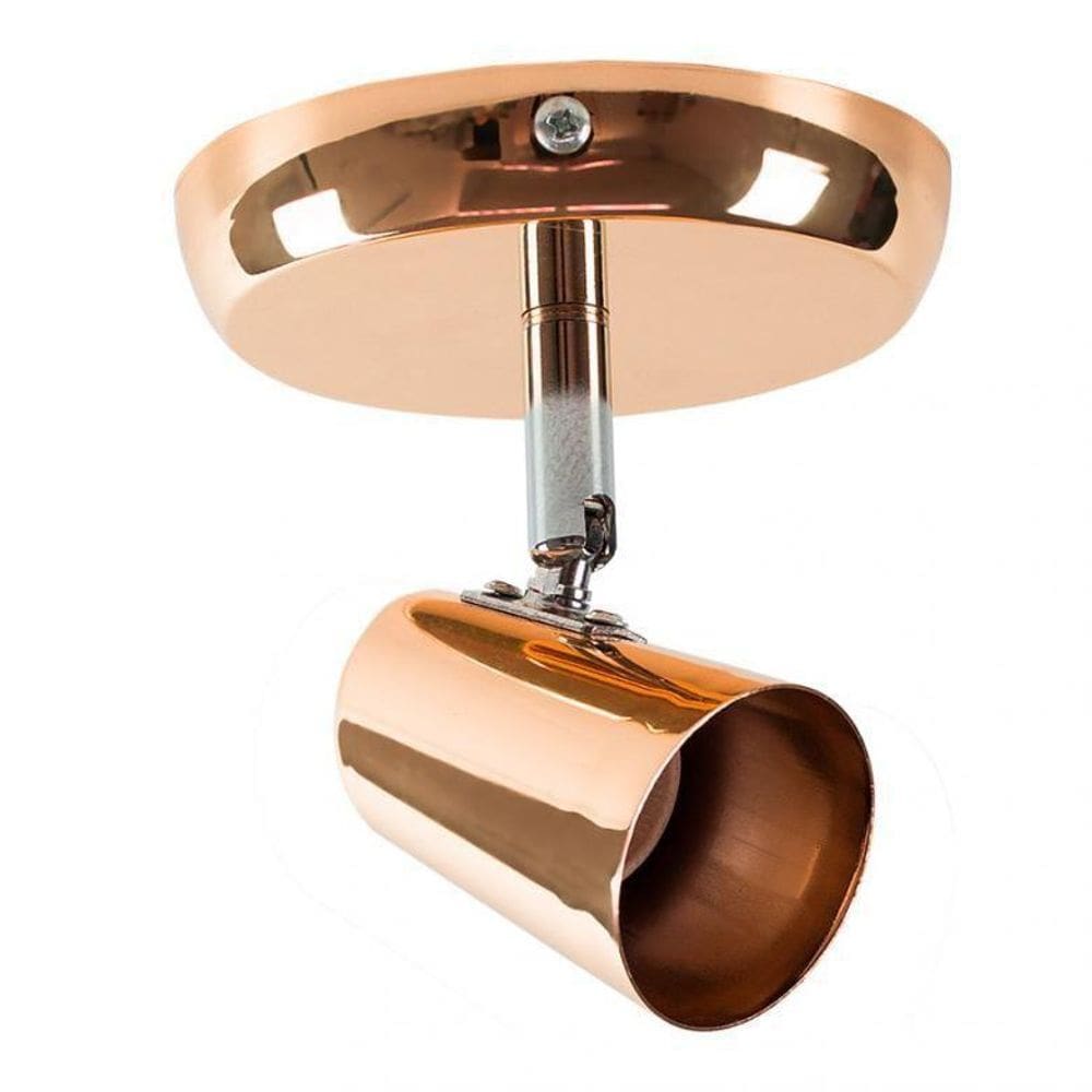 Spot De Sobrepor New Short Direcionável E27 Cobre Llum