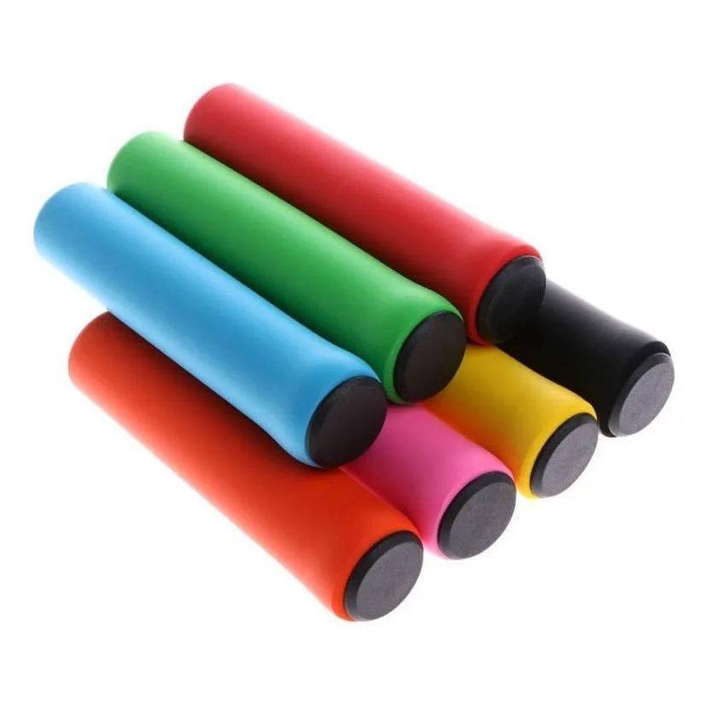 2X Manopla Bike Mtb Punho Silicone Soft Macia Confortável
