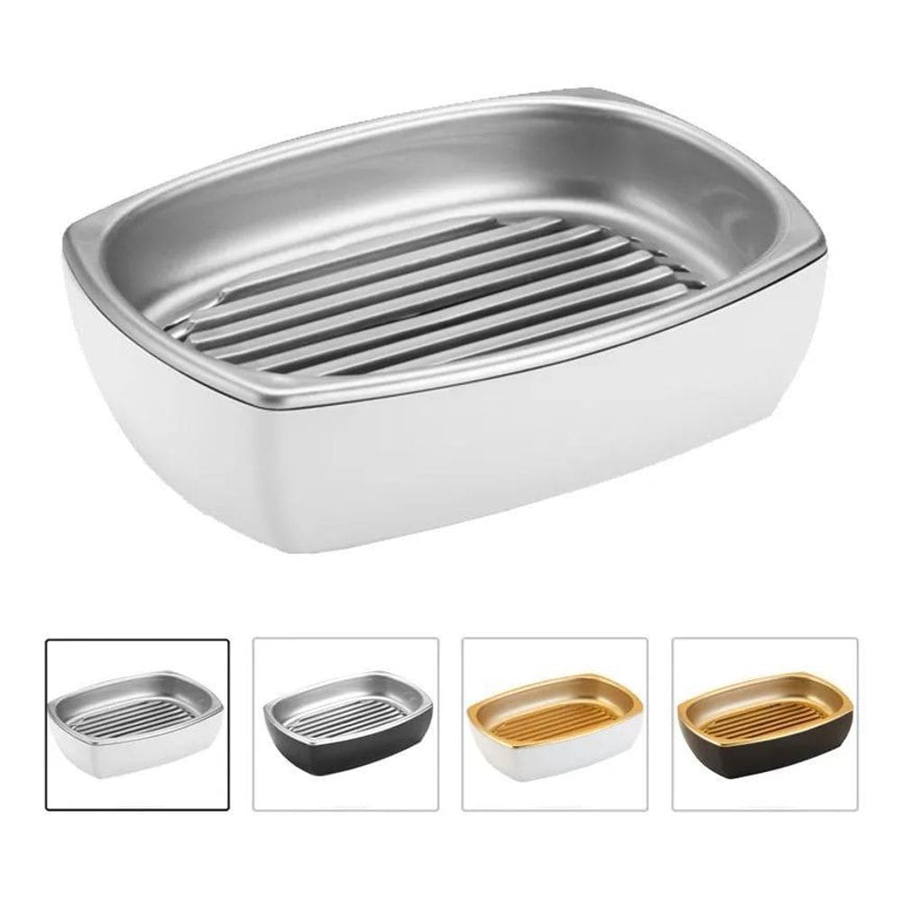 2X Saboneteira De Bancada Banheiro Lavabo Porta Sabonete Bar