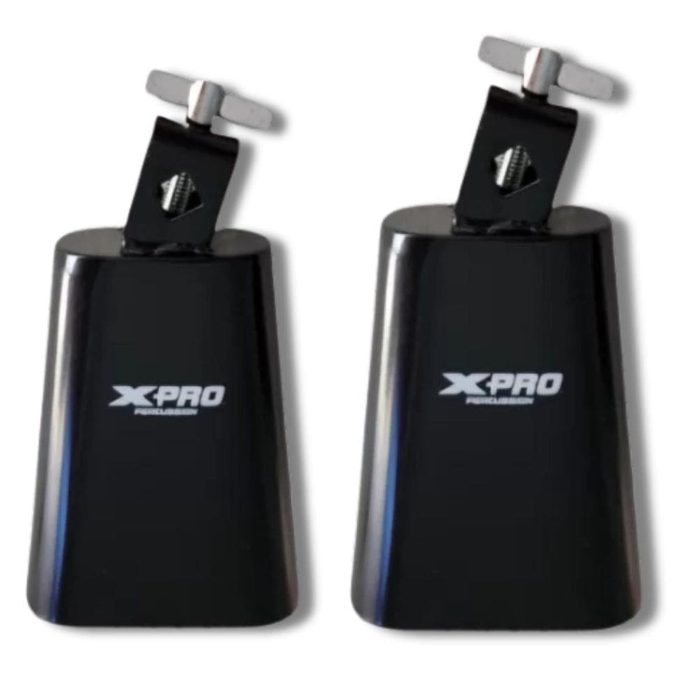 Kit Cowbell 6 E 7 Metal Preto Profissional X-Pro