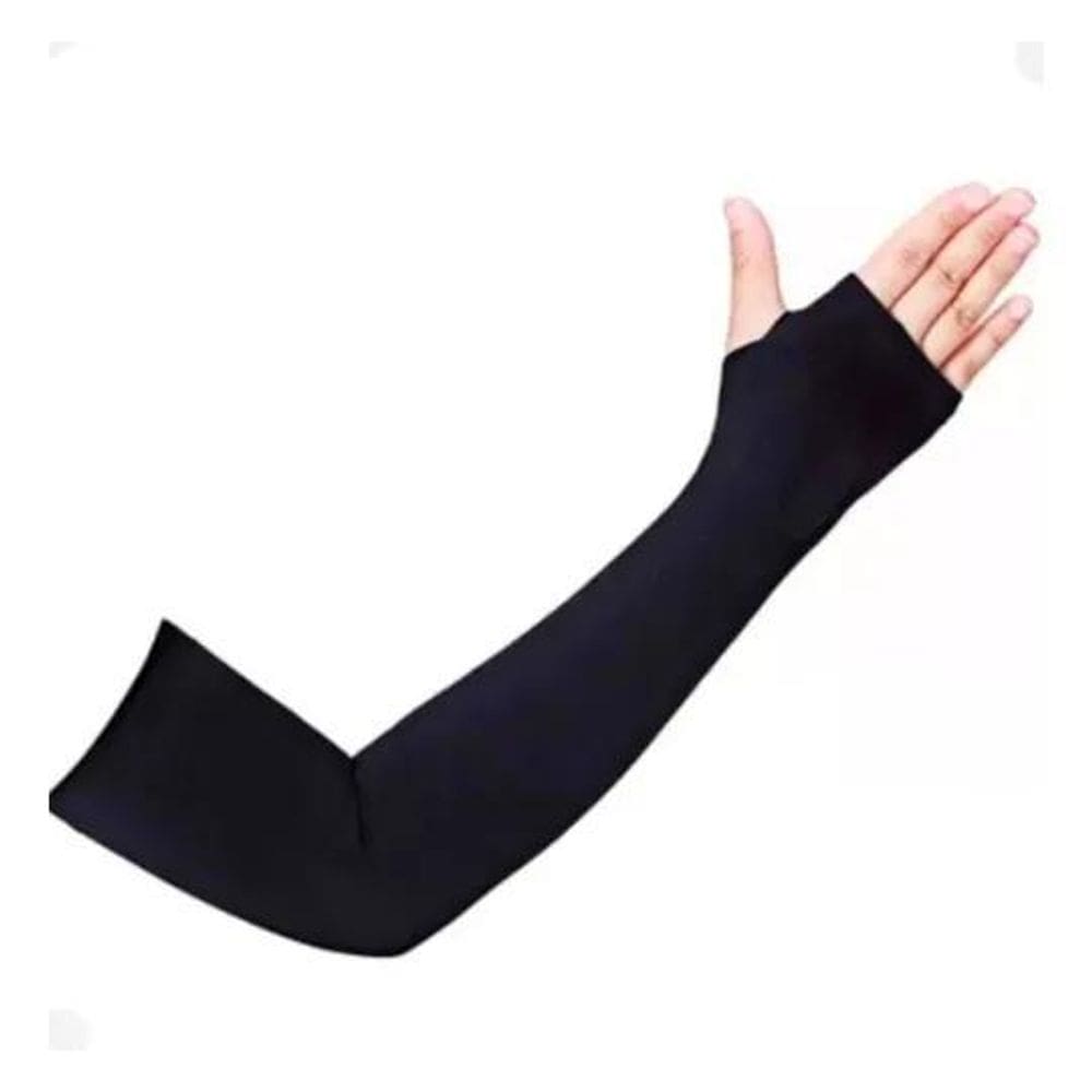 2X Proteção Solar Slim Manguito Motoqueiro Ciclista Luva Mg0