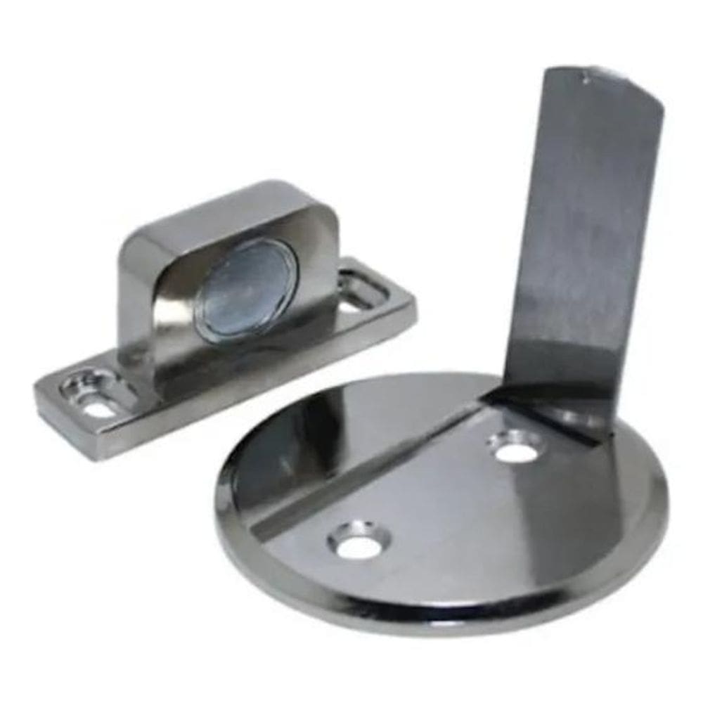 2X Trava Portaso Renna Magnetico Slim Aço Zamac Cromado