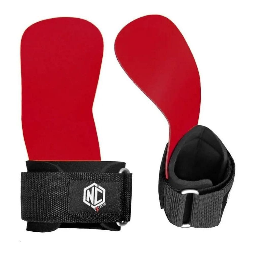 2X Hand Grip Crossfit Revolution Red Nc Extreme Luva Palmar
