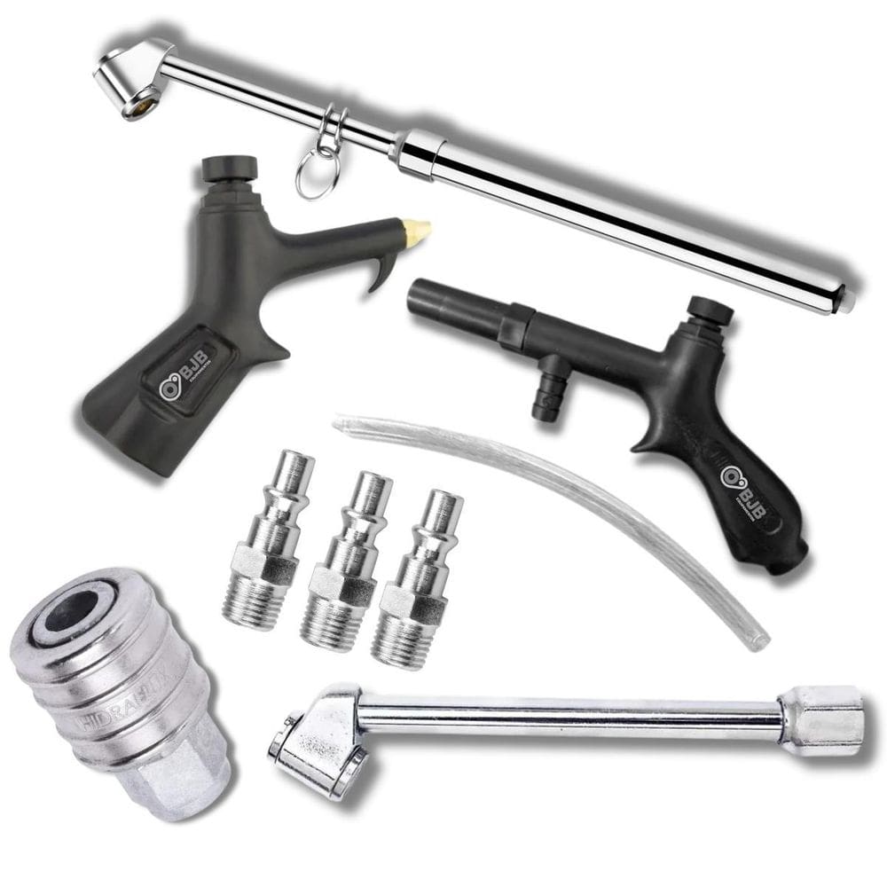Kit Multifuncional Com Calibrador Bico D Ar Engate Rápido