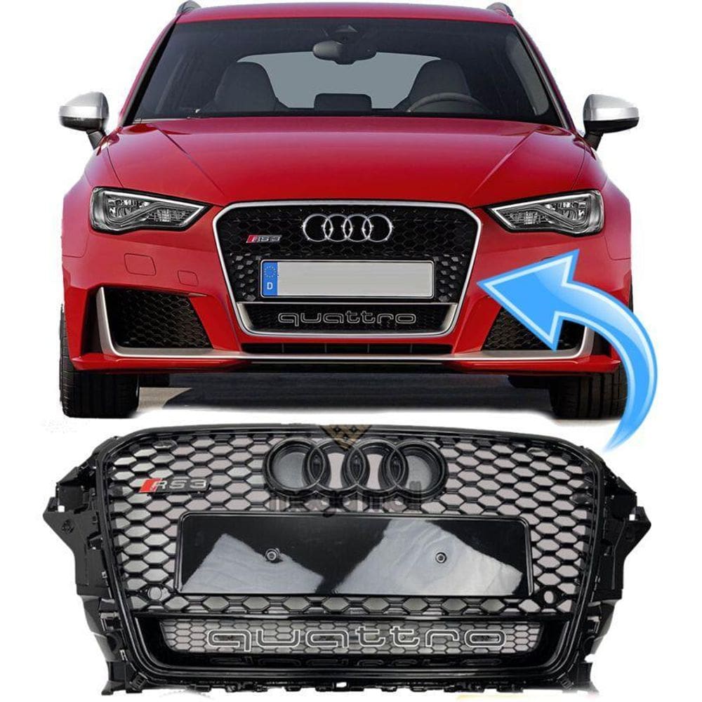 Grade Frontal Colmeia Rs3 A3 Sportback E Sedan - 2013 À 2016